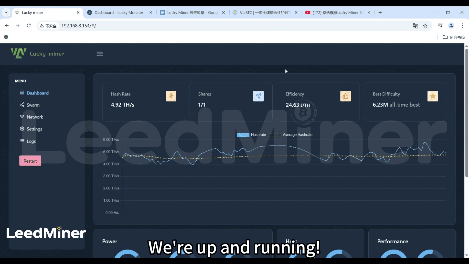 Monitoring the Mining Status