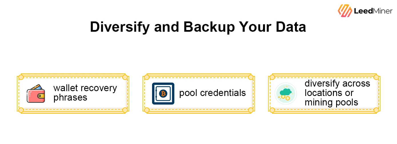 Diversify and Backup Your Data